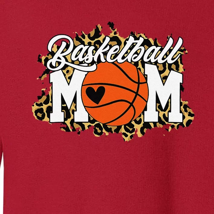 Basketball Mom Mom Game Day Outfit Mothers Day Gift Toddler Sweatshirt