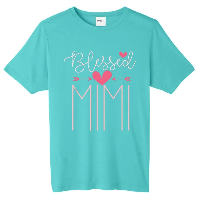 Blessed Mimi Mothers Day Grandparents Day Mimi ChromaSoft Performance T-Shirt