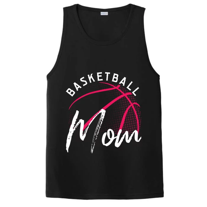 Basketball Mom Mothers Day Gift Performance Tank