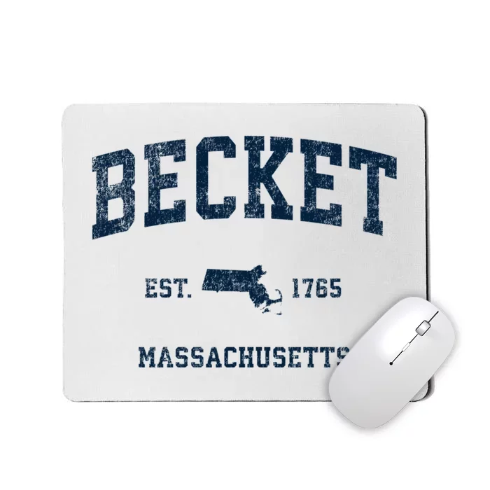 Becket Massachusetts Ma Vintage Sports Mousepad