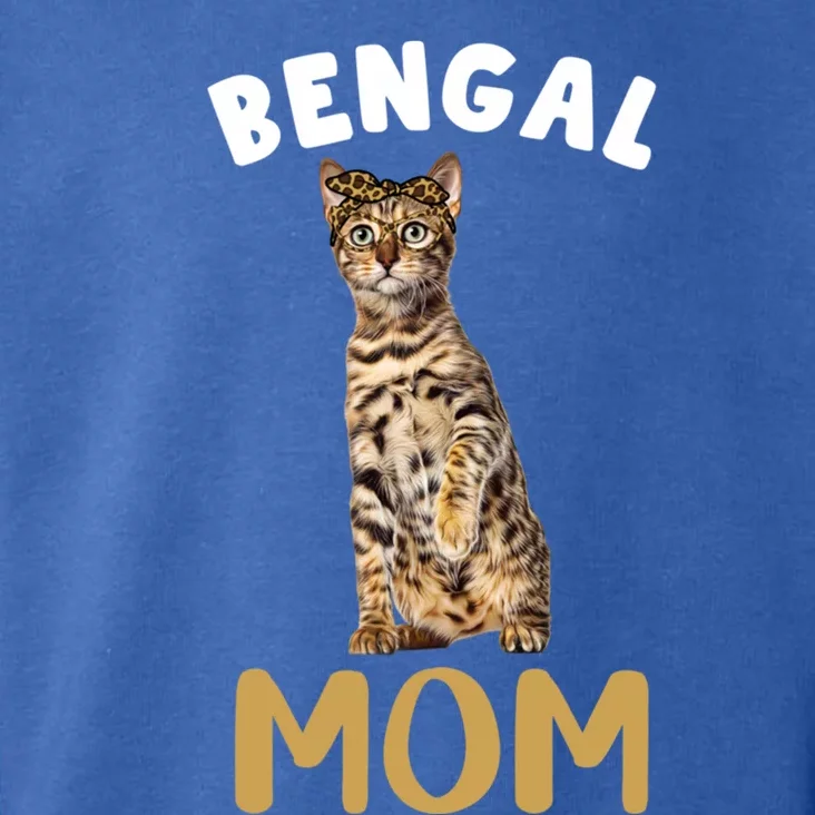 Bengal Mom Mama Cat Lover Owner Leopard Print Kitty Kitten Funny Gift Toddler Hoodie