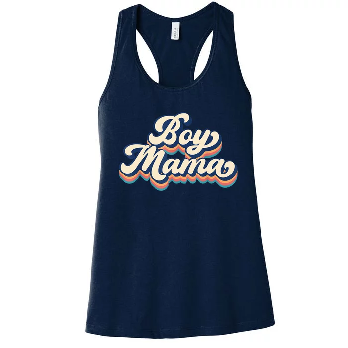 Boy Mama Ma Mommy Mom Bruh Women's Racerback Tank