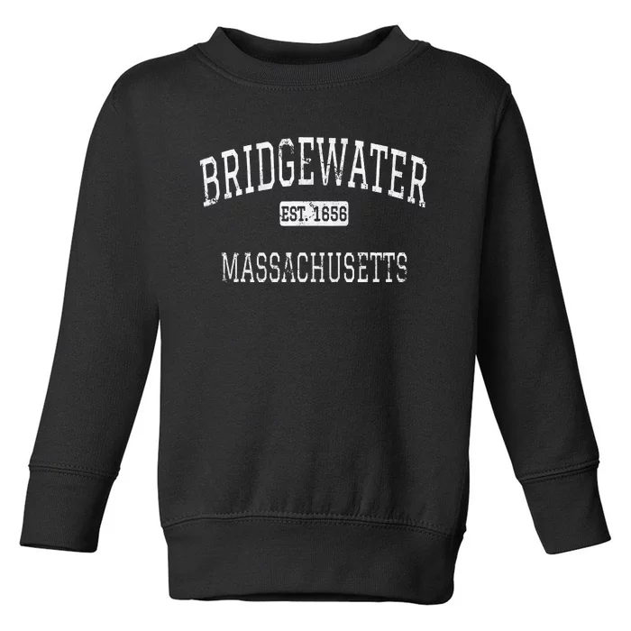 Bridgewater Massachusetts Ma Vintage Toddler Sweatshirt