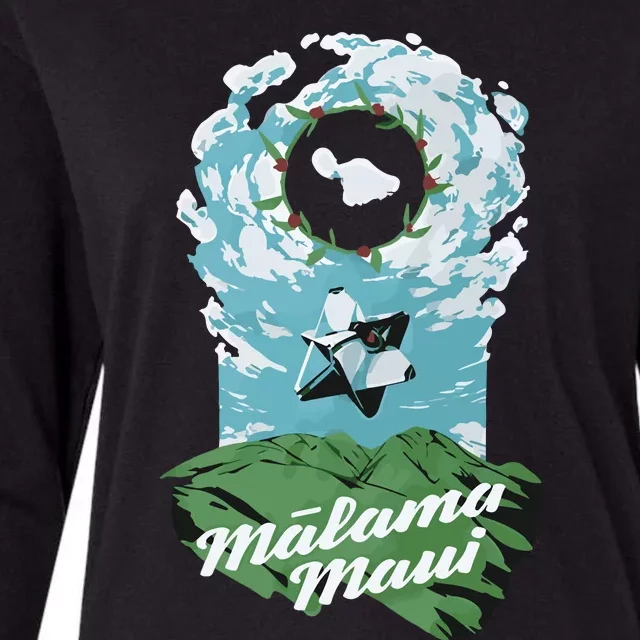 Bungielove Malama Maui Limited Womens Cotton Relaxed Long Sleeve T-Shirt