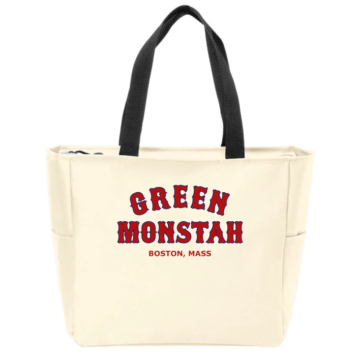 Boston Mass New England Sports Zip Tote Bag