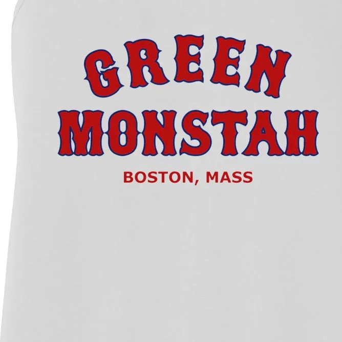 Boston Mass New England Sports Women's Racerback Tank