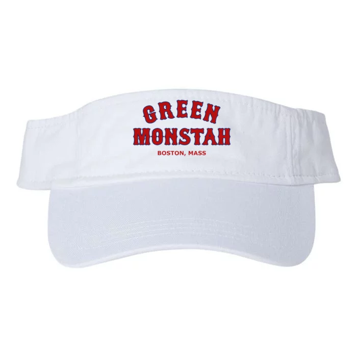 Boston Mass New England Sports Valucap Bio-Washed Visor