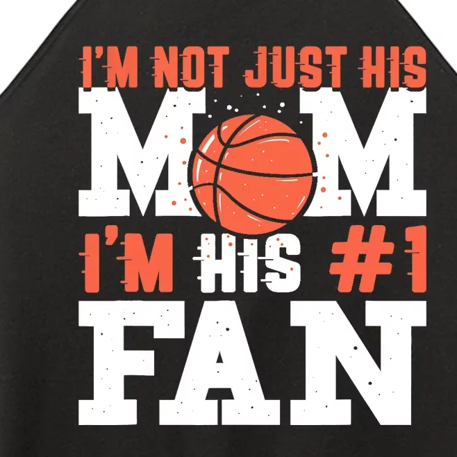 Basketball Mother Number 1 Fan - Basketball Mom Women’s Perfect Tri Rocker Tank