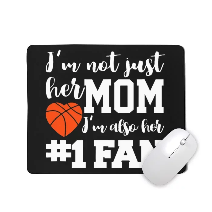 Basketball Mom Number One Fan Basketball Mothers JT Mousepad