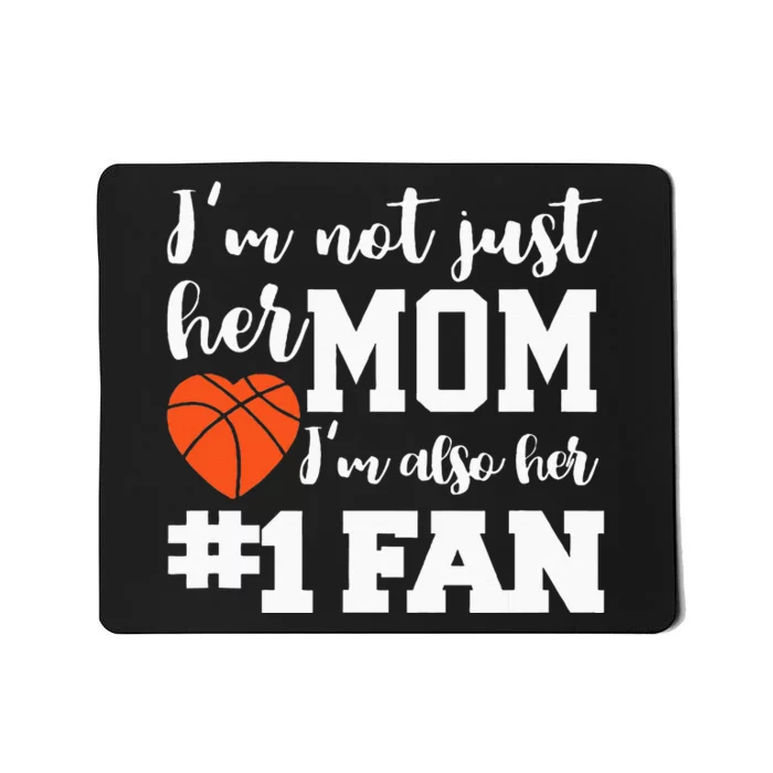 Basketball Mom Number One Fan Basketball Mothers JT Mousepad