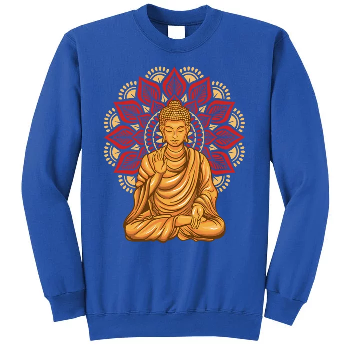 Buddha Monk Namaste Buddha Day Smile Happy Laugh Buddhism Gift Sweatshirt