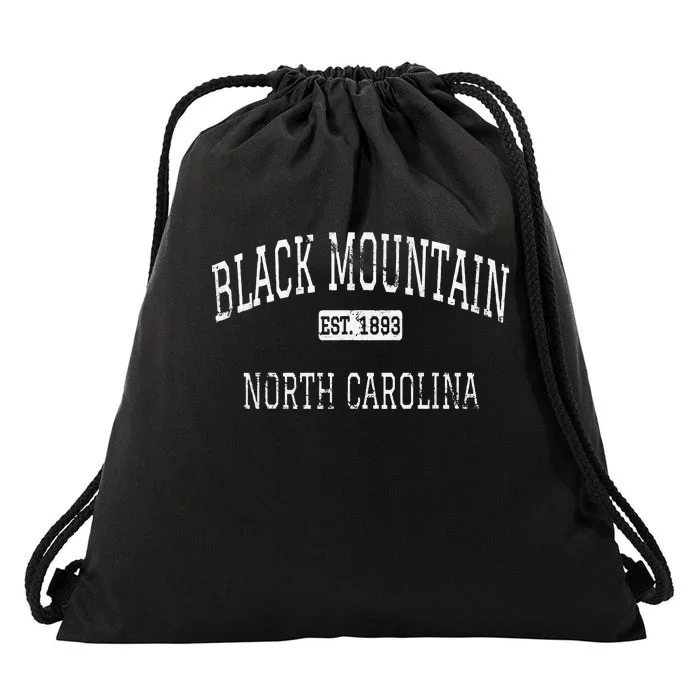 Black Mountain North Carolina NC Vintage Drawstring Bag