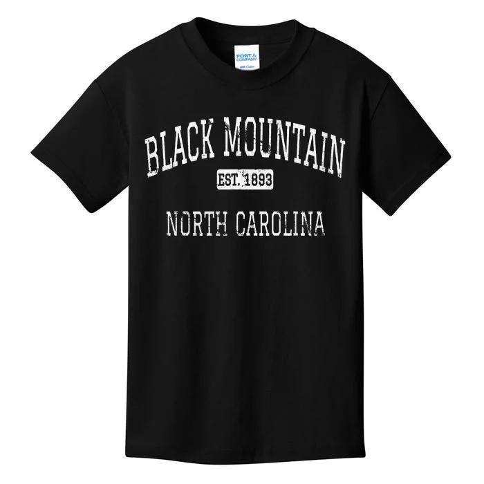 Black Mountain North Carolina NC Vintage Kids T-Shirt