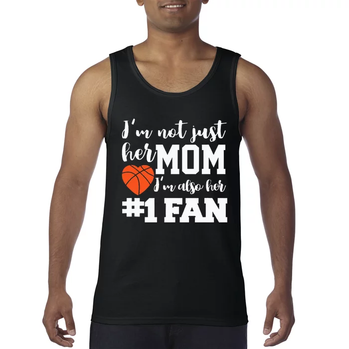 Basketball Mom Number One Fan Basketball Mothers JT Tank Top