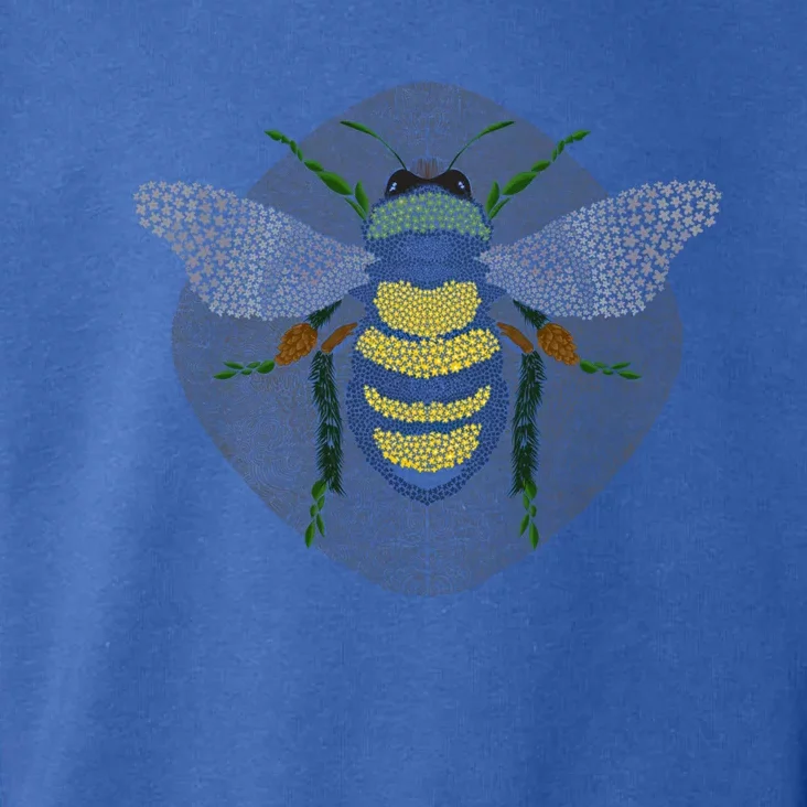 Bees Made Of Nature Flowers And Trees Save The Bees Gift Toddler Hoodie