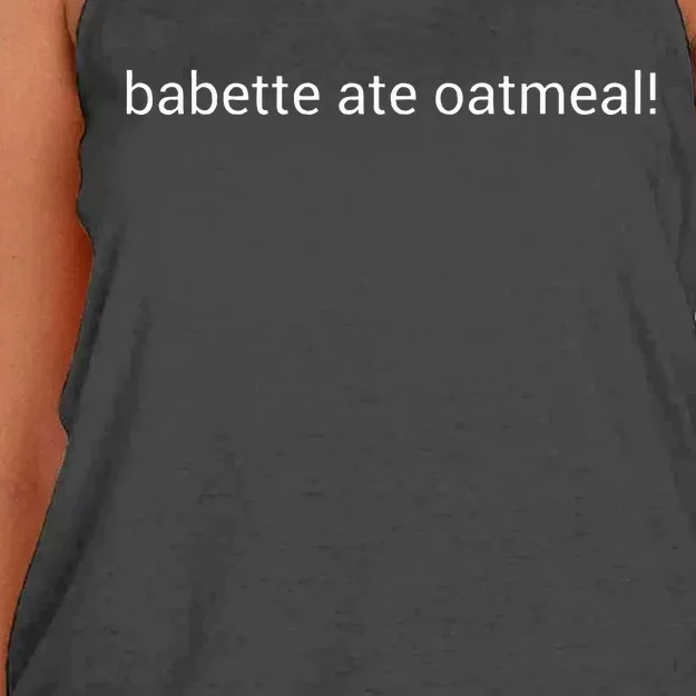 Babette Measure Oatmeal Women's Knotted Racerback Tank