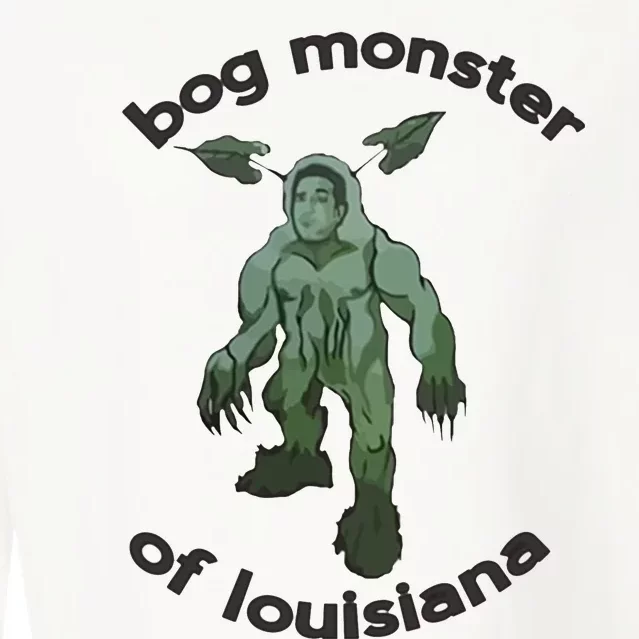 Bog Monster Of Louisiana Cropped Pullover Crew