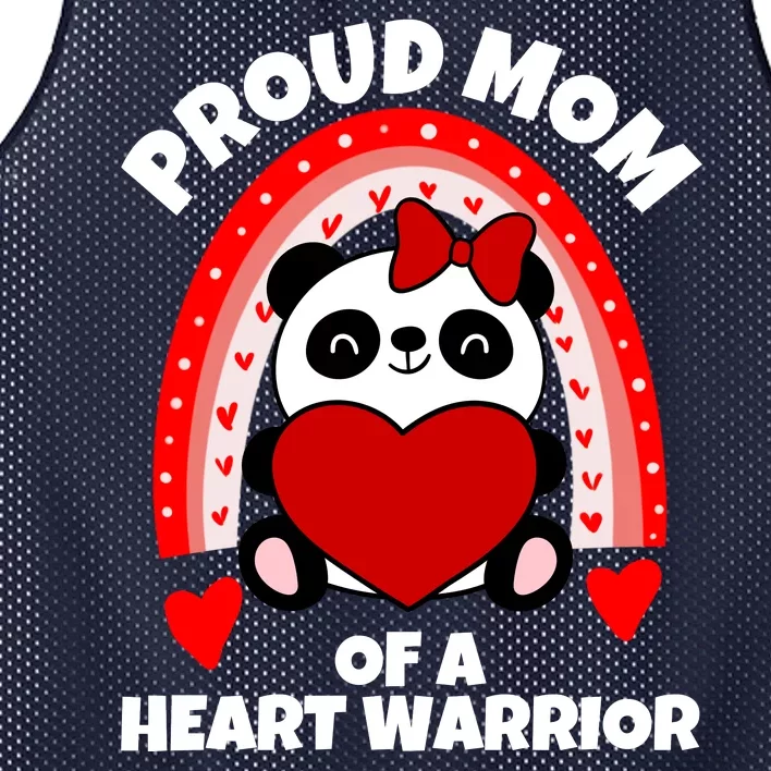 Beautiful Mom Of A Heart Warrior CHD Awareness Mesh Reversible Basketball Jersey Tank