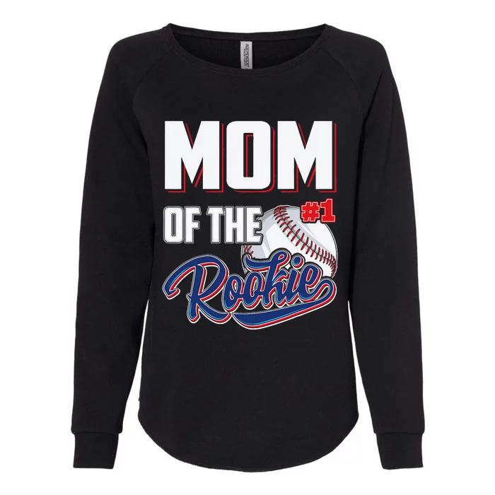 Baseball Mom of Rookie 1 Years old Team 1st Birthday Womens California Wash Sweatshirt