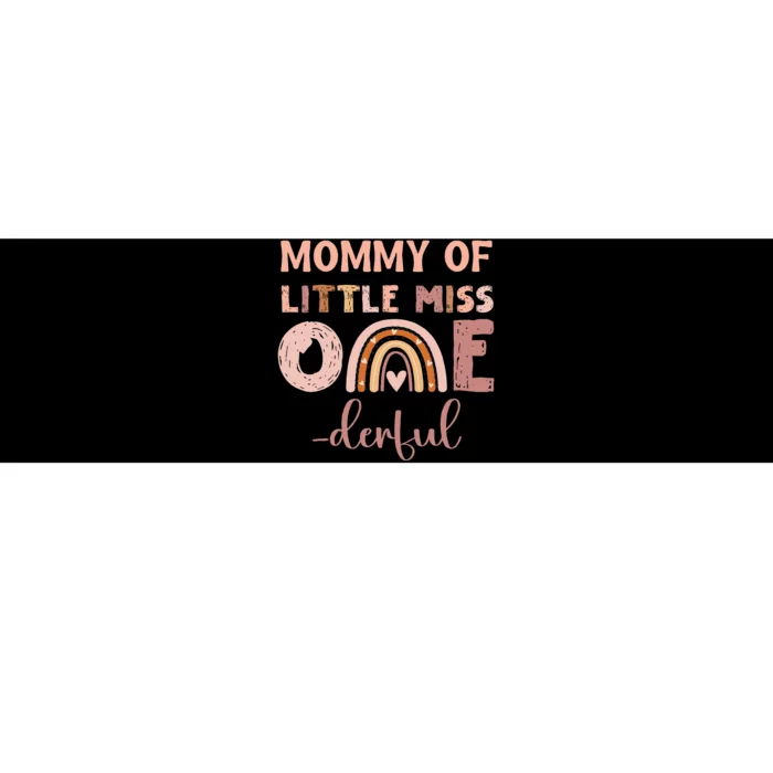 Boho Mommy Of Miss Onederful 1st Birthday Bumper Sticker