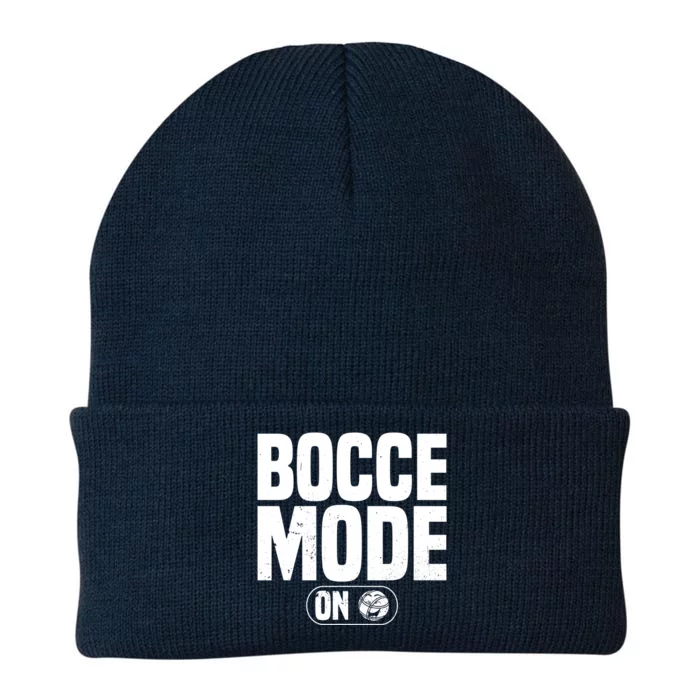 Bocce Mode On Boccia Player Bocce Ball Player Gift Knit Cap Winter Beanie