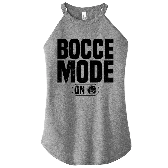 Bocce Mode On Boccia Player Bocce Ball Player Gift Women’s Perfect Tri Rocker Tank