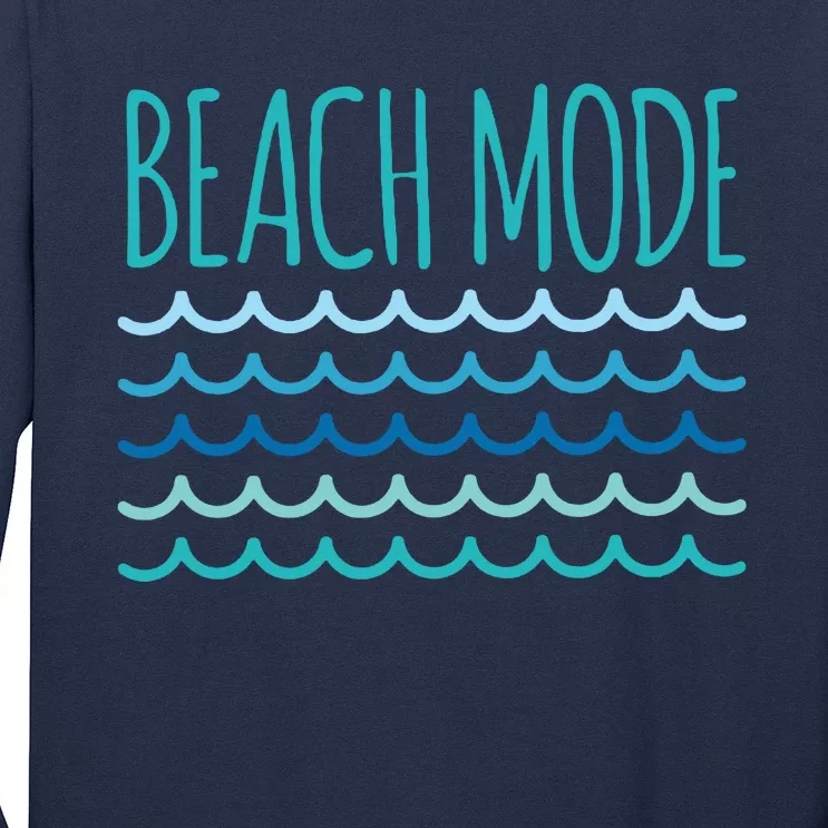 Beach Mode Ocean Wave Long Sleeve Shirt