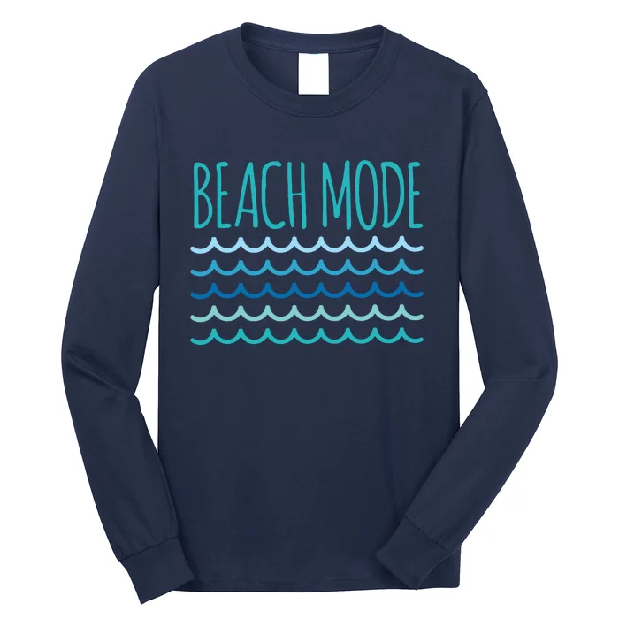 Beach Mode Ocean Wave Long Sleeve Shirt