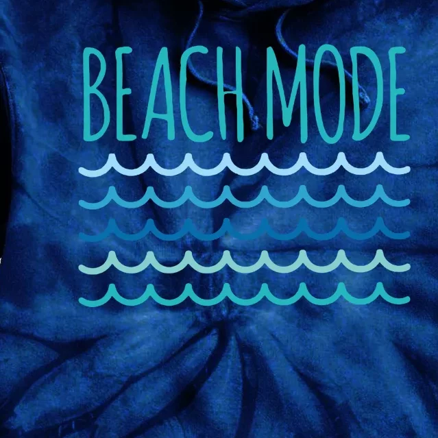 Beach Mode Ocean Wave Tie Dye Hoodie