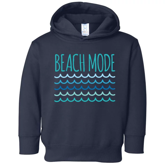 Beach Mode Ocean Wave Toddler Hoodie