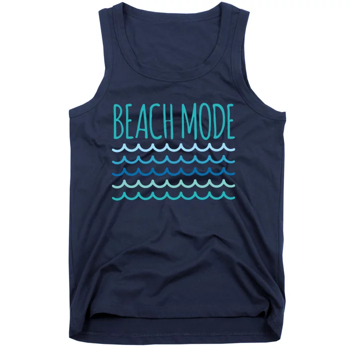 Beach Mode Ocean Wave Tank Top