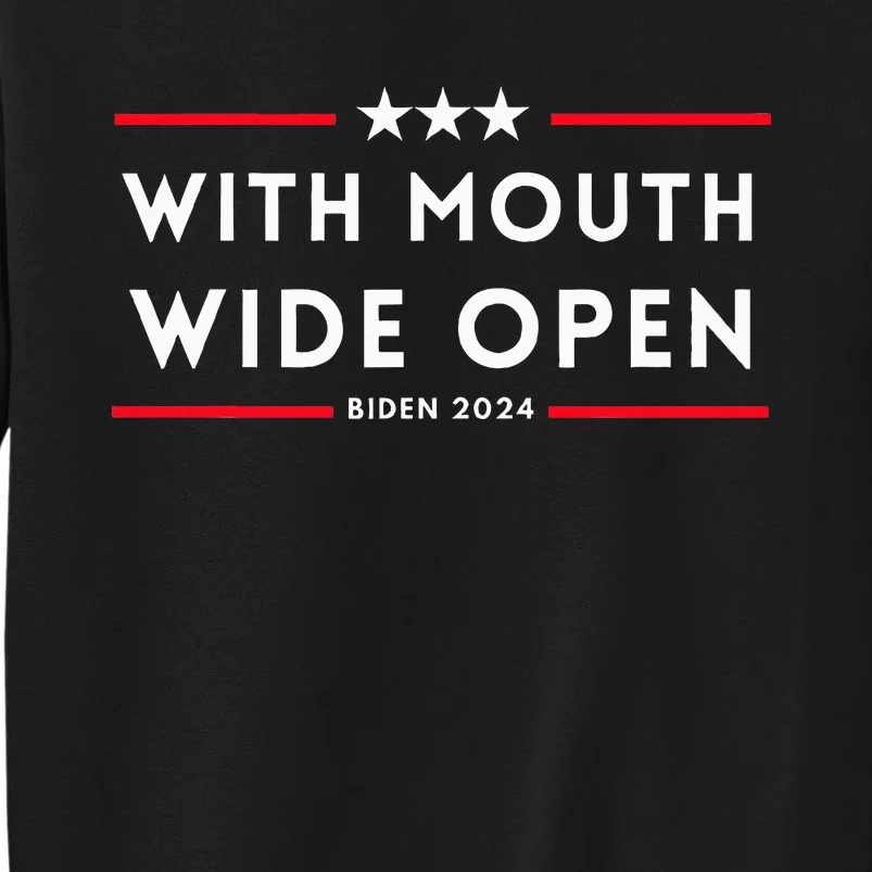 Biden Mouth Open Debate 2024 Election Presidential Debate Tall Sweatshirt