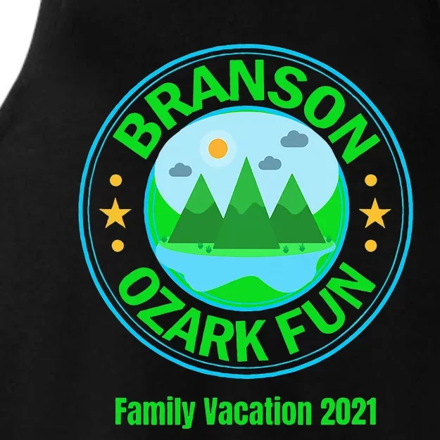 Branson Missouri Ozark Fun Family Vacation 20241 Ladies Tri-Blend Wicking Tank