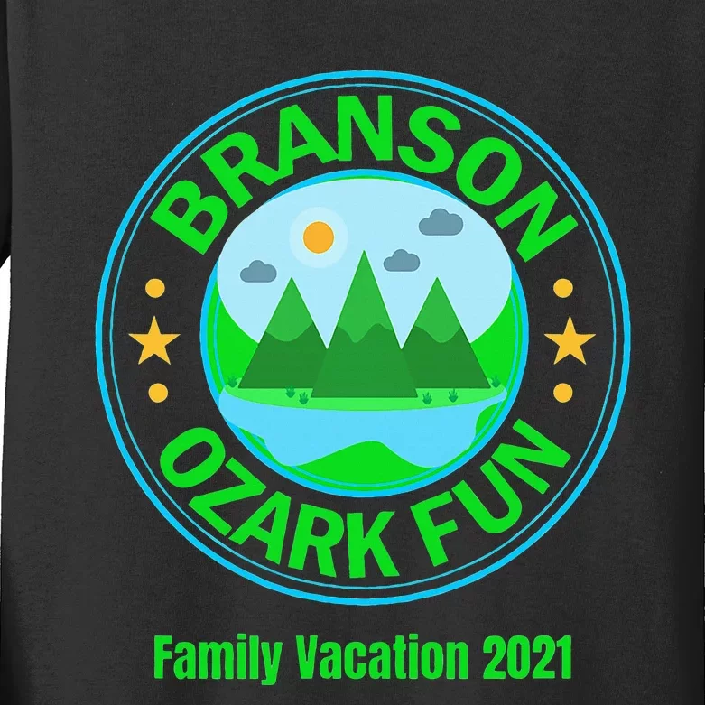 Branson Missouri Ozark Fun Family Vacation 20241 Kids Long Sleeve Shirt