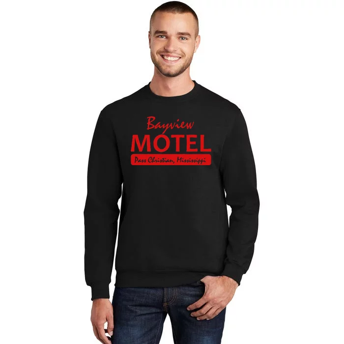 Bayview Motel Pass Christian Mississippi Tall Sweatshirt