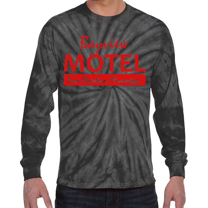 Bayview Motel Pass Christian Mississippi Tie-Dye Long Sleeve Shirt