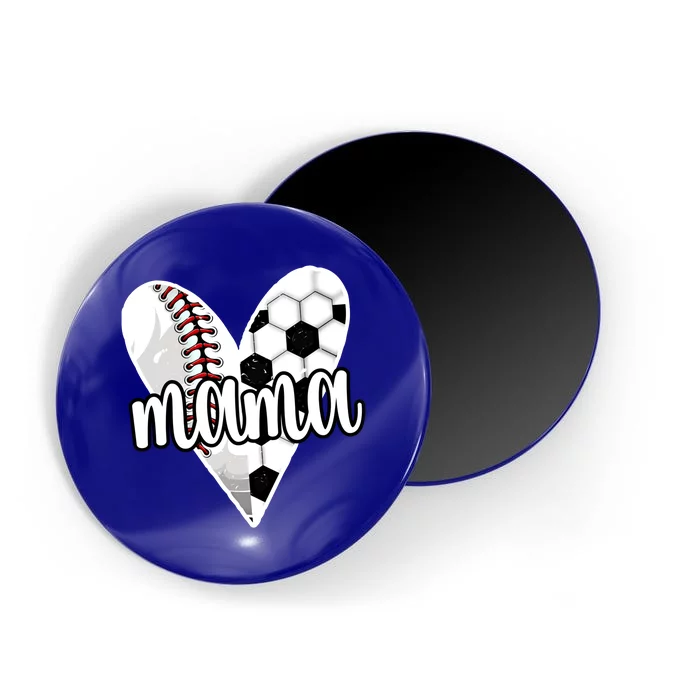 Baller Mama Proud Soccer Baseball Player Ball Mom Cool Gift Magnet