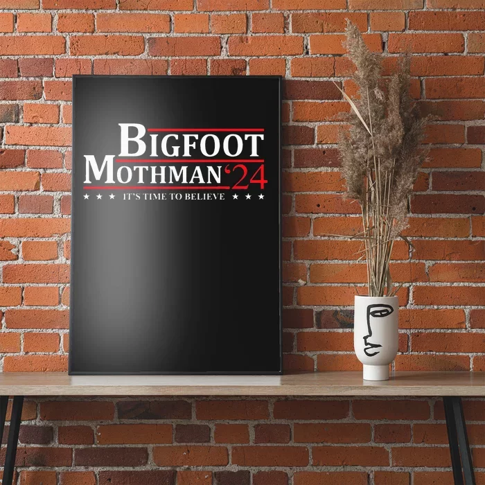 Bigfoot Mothman President 2024 Election Campaign Poster