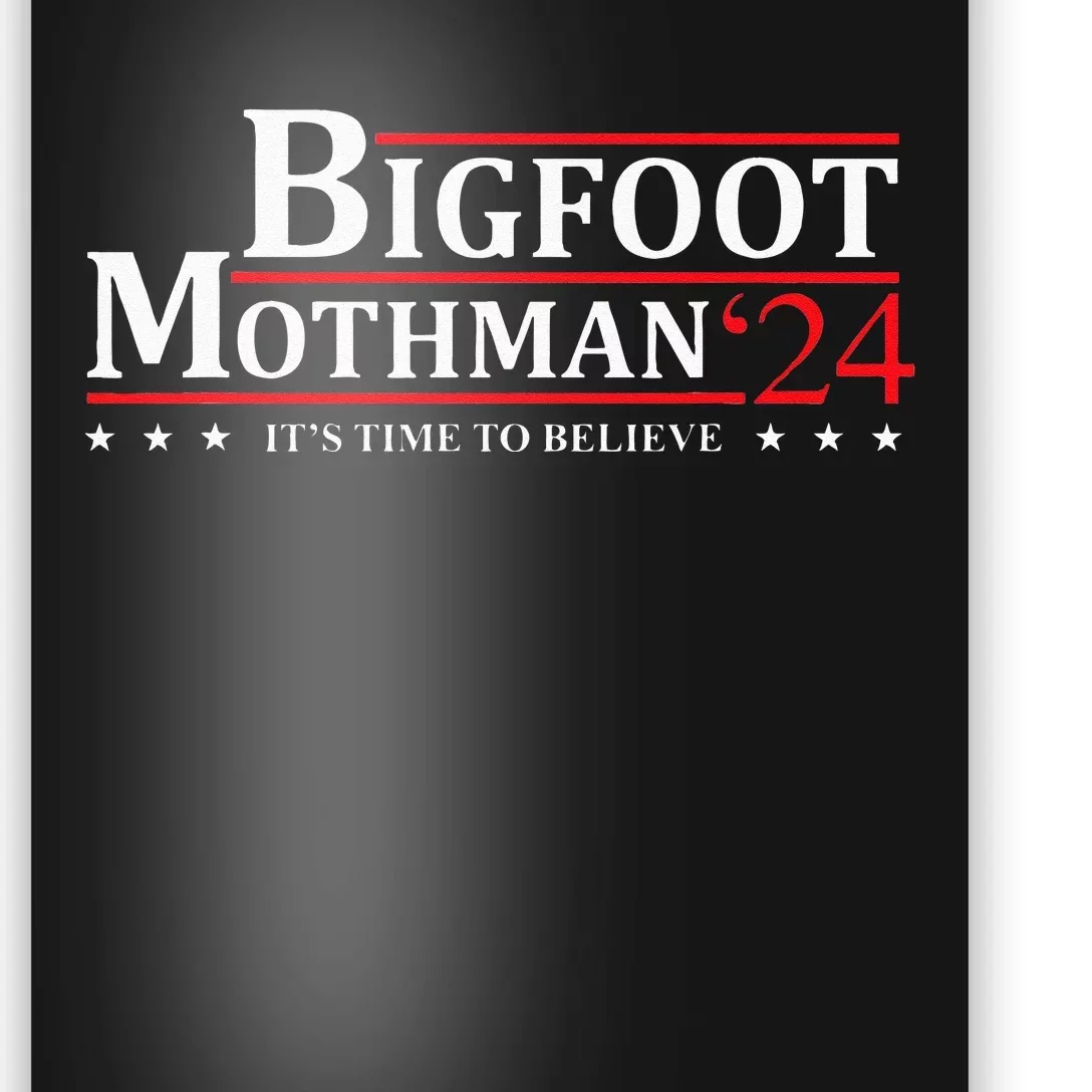 Bigfoot Mothman President 2024 Election Campaign Poster