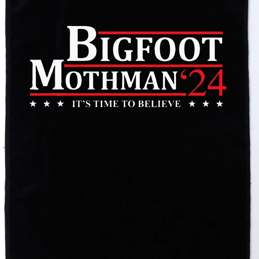 Bigfoot Mothman President 2024 Election Campaign Platinum Collection Golf Towel