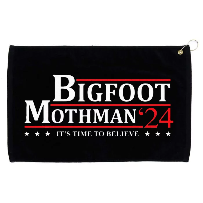 Bigfoot Mothman President 2024 Election Campaign Grommeted Golf Towel