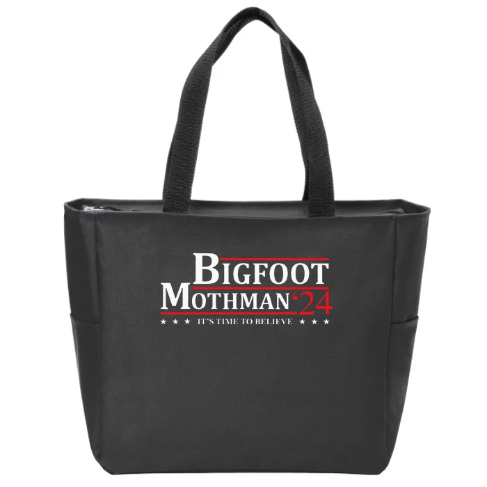 Bigfoot Mothman President 2024 Election Campaign Zip Tote Bag