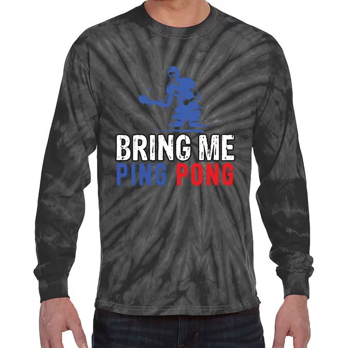 Bring Me Pingpong Tie-Dye Long Sleeve Shirt