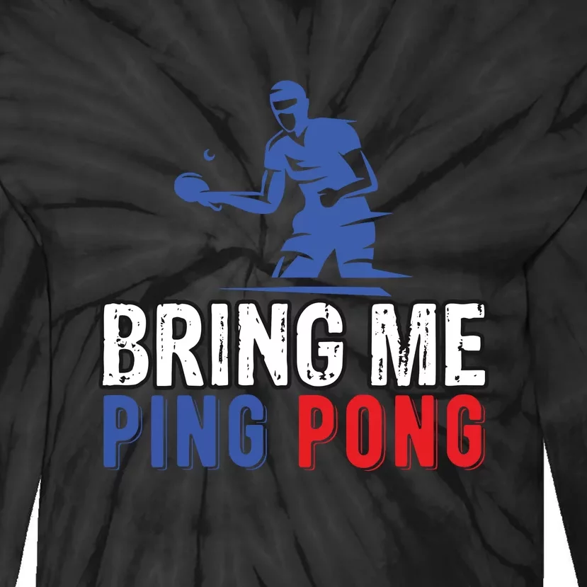 Bring Me Pingpong Tie-Dye Long Sleeve Shirt