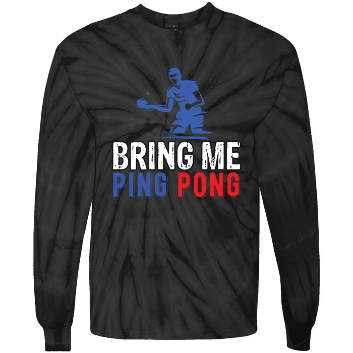 Bring Me Pingpong Tie-Dye Long Sleeve Shirt