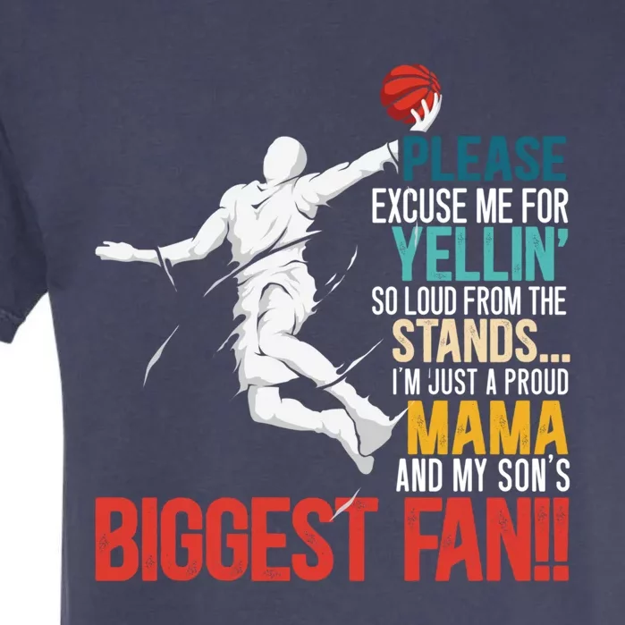 Basketball Mama Player Hoop Junkie Mothers Day Mom Cool Gift Garment-Dyed Heavyweight T-Shirt