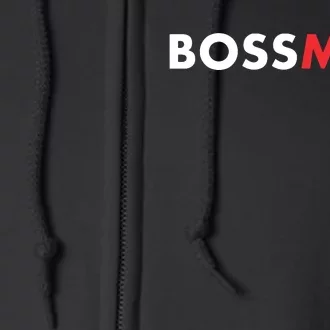 Boss Man Popular Gift Idea Boss Day Full Zip Hoodie