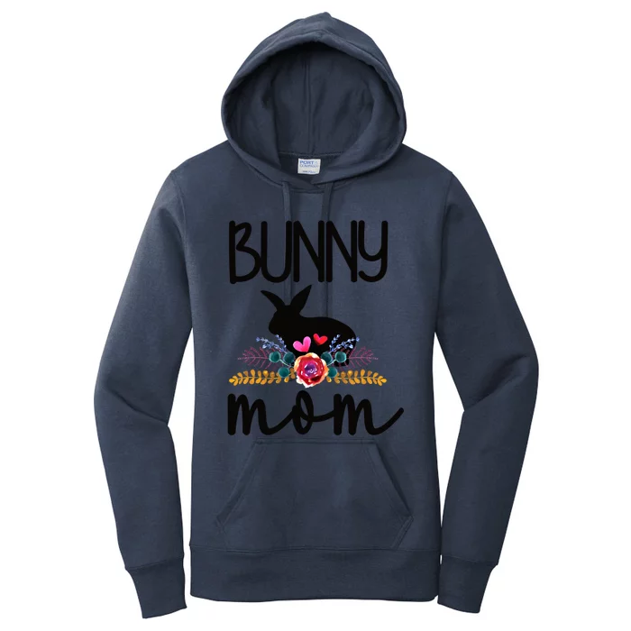 Bunny Mom Proud Rabbit Mom Bunny Lover Bunny Momma Gift Women's Pullover Hoodie