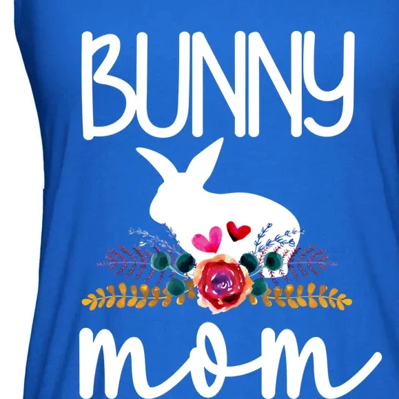 Bunny Mom Proud Rabbit Mom Bunny Lover Bunny Momma Meaningful Gift Ladies Essential Flowy Tank