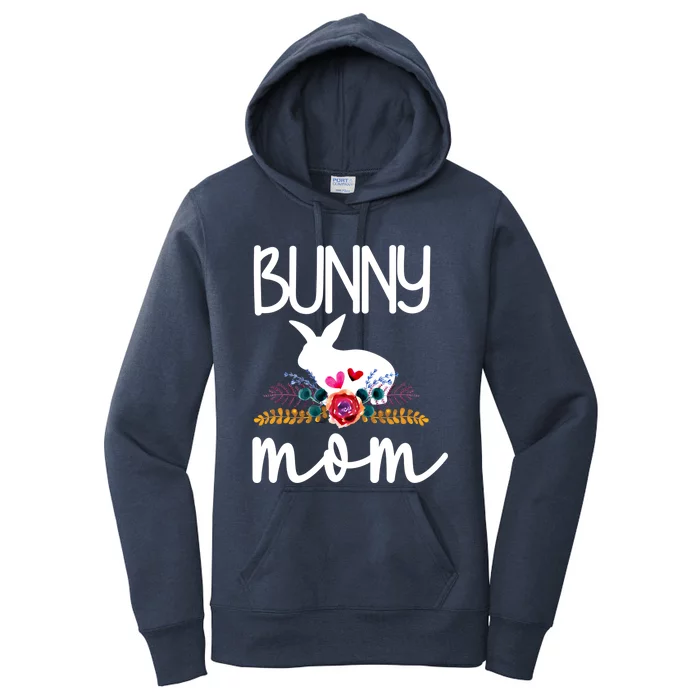 Bunny Mom Proud Rabbit Mom Bunny Lover Bunny Momma Meaningful Gift Women's Pullover Hoodie